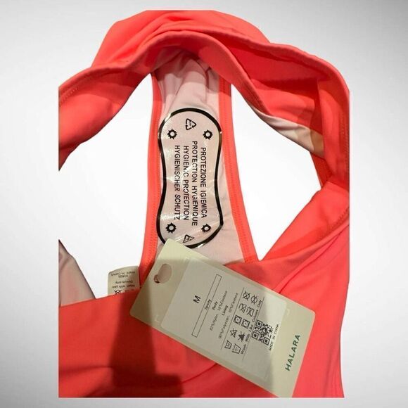 Size M Halara Crossover Bikini Bottom in Dreamy Pink - Picture 6 of 8